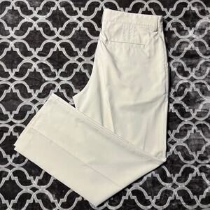 Adidas Golf Pants Mens 36x32 Cream ClimaLite Cooling Performance
